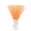 100pcs 4MM Faux Pearls Bridal Wedding Bouquet Party ABS Pearl String Beads Decor Christmas Garland (Orange) view 1