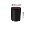 Set of 4 Lift Furniture Risers Solid Steel Bed Risers,Self-Adhesive Furniture Couch Sofa Chair Table Risers Round, Adds Height to Heavy Furniture or Beds, Supports 500kg (40x52mm,Black) view 2