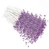 100pcs 4MM Faux Pearls Bridal Wedding Bouquet Party ABS Pearl String Beads Decor Christmas Garland (Purple) view 1