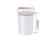 Set of 4 Lift Furniture Risers Solid Steel Bed Risers,Self-Adhesive Furniture Couch Sofa Chair Table Risers Round, Adds Height to Heavy Furniture or Beds, Supports 500kg (40x52mm,White) view 2