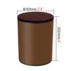 Set of 4 Lift Furniture Risers Solid Steel Bed Risers,Self-Adhesive Furniture Couch Sofa Chair Table Risers Round, Adds Height to Heavy Furniture or Beds, Supports 500kg (60x102mm,Brown) view 2