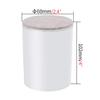 Set of 4 Lift Furniture Risers Solid Steel Bed Risers,Self-Adhesive Furniture Couch Sofa Chair Table Risers Round, Adds Height to Heavy Furniture or Beds, Supports 500kg (60x102mm,White) view 2