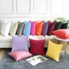 4-Pack 100% Cotton Comfortable Solid Decorative Throw Pillow Case,Thmyo Square Cushion Cover Pillowcase Sublimation Blank Pillow Covers DIY Throw Pillowcase for Sofa Couch(20x20 inch/ 50x50cm,Purple) view 4