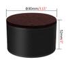 Set of 4 Lift Furniture Risers Solid Steel Bed Risers,Self-Adhesive Furniture Couch Sofa Chair Table Risers Round, Adds Height to Heavy Furniture or Beds, Supports 500kg (80x52mm,Black) view 2