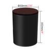 Set of 4 Lift Furniture Risers Solid Steel Bed Risers,Self-Adhesive Furniture Couch Sofa Chair Table Risers Round, Adds Height to Heavy Furniture or Beds, Supports 500kg (60x102mm,Black) view 2