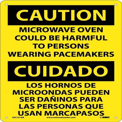 ACCUFORM NMC Caution, Microwave Oven Could BE (ESC721AB)