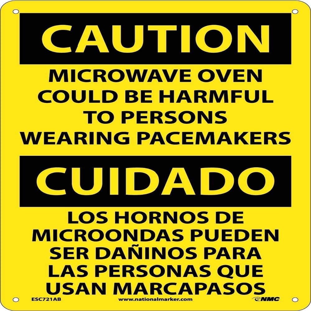 ACCUFORM NMC Caution, Microwave Oven Could BE (ESC721AB)