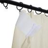 TWOPAGES Ivory White Linen Textured Pinch Pleated Curtain 108 Inches Long Heavyweight Cotton Curtain for Living Room Light Filtering Drape (1 Panel, 52 x 108 Inches) view 3