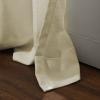 TWOPAGES Ivory White Linen Textured Pinch Pleated Curtain 108 Inches Long Heavyweight Cotton Curtain for Living Room Light Filtering Drape (1 Panel, 52 x 108 Inches) view 4