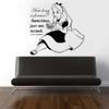 How Long is Forever Alice in Wonderland Cartoon Wall Sticker Art Decal for Girls Boys Room Bedroom Nursery Kindergarten House Fun Home Decor Stickers Wall Art Vinyl Decoration Size (20x20 inch) view 3