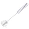 Egg Beater Stainless Steel Hand Pressure Rotating Semi-Automatic Egg Beater Home Kitchen Manual Pressing Egg Cream Sauce Mixer view 2
