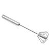 Egg Beater Stainless Steel Hand Pressure Rotating Semi-Automatic Egg Beater Home Kitchen Manual Pressing Egg Cream Sauce Mixer view 3
