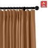 ChadMade Fire Resistant Flame Retardant Thermal Insulated Curtain Drapery Panel Pinch Pleat, Hazel 52" W x 96" L for Home, Office, Hotel, School, Cinema and Hospital (1 Panel) view 2