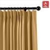 ChadMade Fire Resistant Flame Retardant Thermal Insulated Curtain Drapery Panel Pinch Pleat, Oak 72" W x 96" L for Home, Office, Hotel, School, Cinema and Hospital (1 Panel) view 2