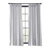 ChadMade Fire Resistant Flame Retardant Thermal Insulated Curtain Drapery Panel Pinch Pleat, Grayish White 52" W x 96" L for Home, Office, Hotel, School, Cinema and Hospital (1 Panel) view 1