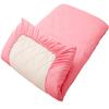 100% Cotton Fitted Sheet Cover for Traditional Floor Futon Mattress Premium Quality (Full 39 x 82 x 8 inch), Color Pink view 1