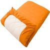 100% Cotton Fitted Sheet Cover for Traditional Floor Futon Mattress Premium Quality (Semi Double 47 x 82 x 8 inch), Color Orange view 1