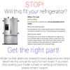 Supplying Demand 5304404821 5303321453 Refrigerator Cold Control Thermostat Replacement Model Specific Not Universal view 2