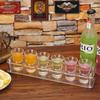 D&Z 6 Shot Glasses in Assembled Acrylic Tray, 1 oz Crystal Tasting Cup for Spirits, Beers and Wines, Novel and Easy-to-Use Tool Make Your Party Attractive, Right Helper and Decoration for Family Bar view 4