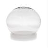 Creative Hobbies Pack of 6 (100mm) 4 Inch DIY Snow Globe Water Globe - Clear Plastic with Screw Off Cap | Perfect for DIY Crafts and Customization view 2