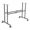PIPE DECOR Industrial Kitchen Dining Table Base, 3/4 Inch Pipe, 30 Inch Height Rustic Metal Frame for Home Office, Basement, Study - Bridge Design view 1
