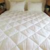 AB Lifestyles RV 30x72 Bunk Quilted Mattress Pad Cover Fitted Sheet Style Made in The USA White view 2