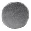 Decor Therapy Velvet Pouf, Grey view 4