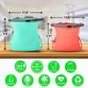 Gallon Reusable Silicone Food Storage Bags Leakproof Odorless Stand Up Roll-up Slicone Bags No Pop Open Easy Clean and Dry X-Large Food Bag For Freezer, Marinating Meats view 3