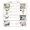 Gallon Reusable Silicone Food Storage Bags Leakproof Odorless Stand Up Roll-up Slicone Bags No Pop Open Easy Clean and Dry X-Large Food Bag For Freezer, Marinating Meats view 4