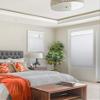 Custom Cordless Cellular Shades, Gray Sheen (Privacy & Light Filtering) Inside Mount,W:46" xH:48" view 4