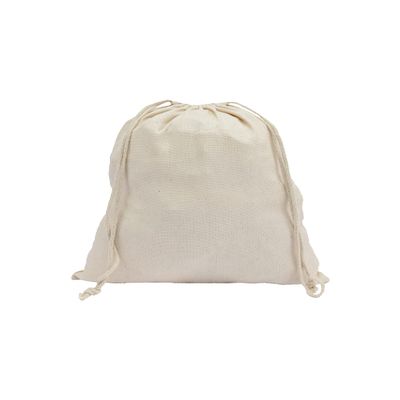 Eco Green Textiles (12 x 20 inches)  Natural Cotton Reusable Produce Muslin Bags  Multipurpose Drawstring Storage Pouch for Everyday Use (Pack of 25)