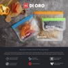 DI ORO Reusable Food Storage Bags - Thick, Leakproof, Freezer Safe - Gallon Bags for Snacks & Travel - Washable, 10pc view 3