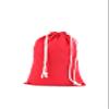 Ecogreentextiles Cotton Red Tiny Gift Bags (12x20 in 25 pcs) red bags with drawstrings for Christmas Treats Favor - Reusable and Washable Small Cloth Gift bags view 1