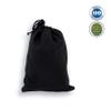 Eco Green Textiles (10 x 12 inches)  Black Cotton Reusable Produce Muslin Bags  Multipurpose Drawstring Storage Pouch for Everyday Use (Pack of 25) view 2