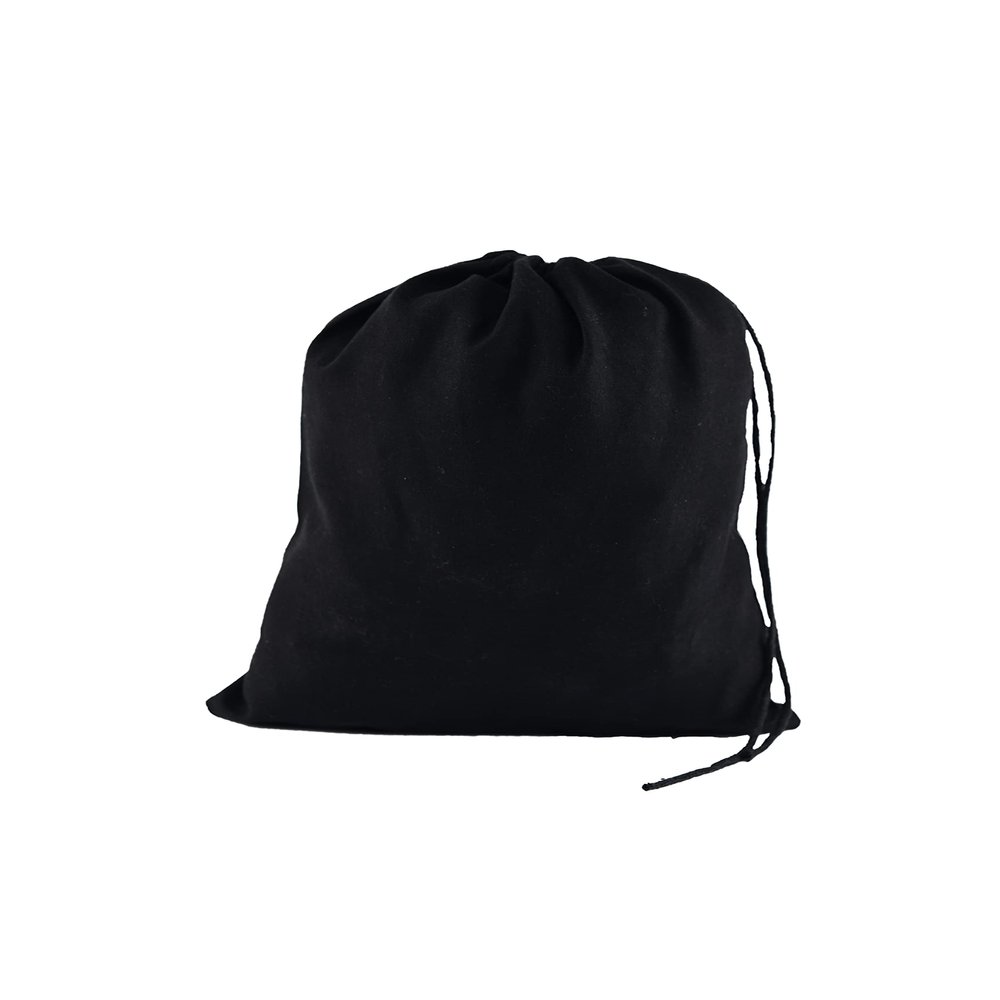 Eco Green Textiles (12 x 16 inches)  Black Cotton Reusable Produce Muslin Bags  Multipurpose Drawstring Storage Pouch for Everyday Use (Pack of 25)