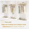 Clothing Store Display Rack Ceiling Hanger, Women's Clothing Store Windows Shelves Hanging Clothes Bar Display Hangers, Metal Retail Clothing Garment Racks Display Rod view 4