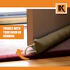 Draft Stopper - Door Draft Stopper Blocker - Under Door Weather Insulator Seal 37 inches - Sticks and Swings with The Door, Never Bend,2 Lbs Heavy and Effective Under Door Draft Stopper Energy Saver view 2