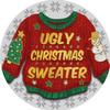 Ugly Christmas Sweater Contest Ribbons, 1st Place Ugly Sweater Award Ribbons, 100 Pack Prime view 2