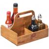 CAL-MIL Reclaimed Wood Madera 4 Section Table Caddy, 9.75 x 8 x 7.5 inch - 1 each. view 1