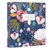 Jot & Mark 8.5" x 9.5" 3 Ring Recipe Binder with 50 Matching 4x6 inch Recipe Cards, 25 Top & Bottom Binder Sleeve Sheet Protector, 5 Full-Page Undivided Sleeves, 6 Sturdy Divider Tabs, Garden Floral view 4