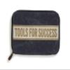 Mona B. Tools for Success Upcycled Canvas Tech Organizer Bag with Vegan Leather Trim M-5483 view 1