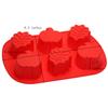 ONLYKXY 1 Piece Pumpkin Leaf Silicone Molds for Cookery, Cake Ice Cream Chocolate Jello Soap Mold, Baking Molds Silicone Leaves Shape Mold, Random Color view 2