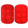 ONLYKXY 1 Piece Pumpkin Leaf Silicone Molds for Cookery, Cake Ice Cream Chocolate Jello Soap Mold, Baking Molds Silicone Leaves Shape Mold, Random Color view 3