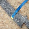 Damascus Steel Blank Blade Custom Handmade 21" Chef Cleaver Blank Blade for knife making view 3