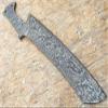 Damascus Steel Blank Blade Custom Handmade 21" Chef Cleaver Blank Blade for knife making view 4