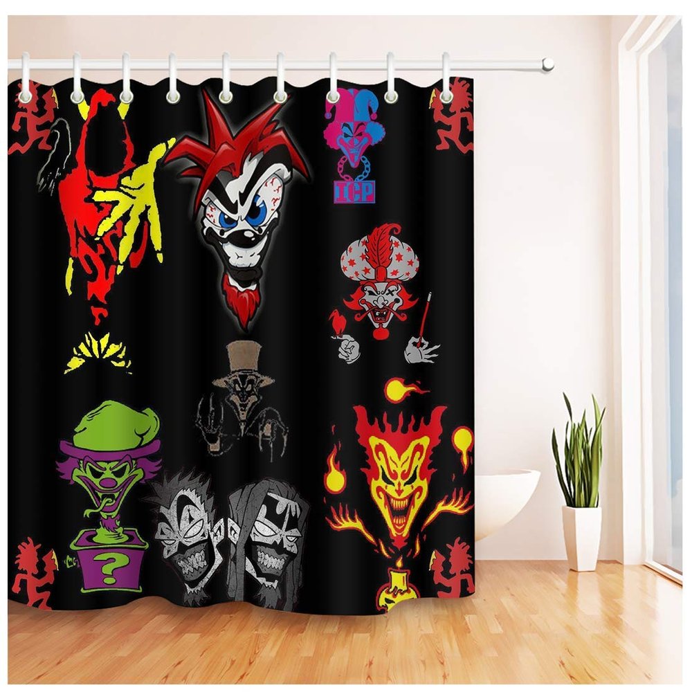 CGUGH 60 x 72 inch Art Style Shower Curtain with Hooks