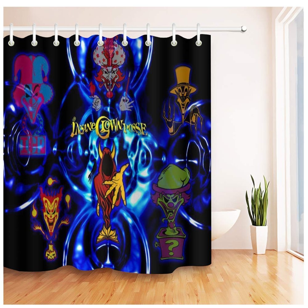 CGUGH 36 x 72 inch Art Style Shower Curtain with Hooks