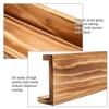 AZSKY 24" Floating Wall Ledge Shelf Wood Picutre Shelf Wall Mounted Nursery Kids Bookshelf Spice Rack Bathroom Storage Shelves Display Organizer Set of 2 view 4