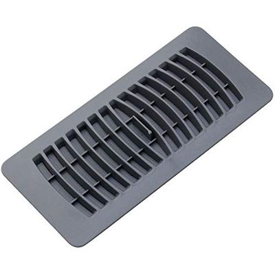 4" x 10" Grey Poly Floor Register