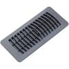 4" x 10" Grey Poly Floor Register view 1